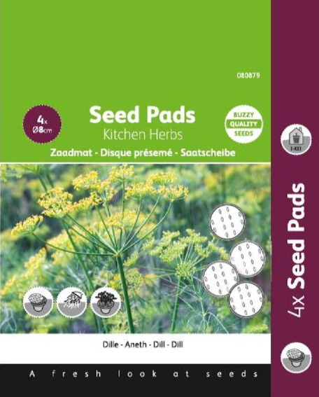 Seed Pads Dill 4x round